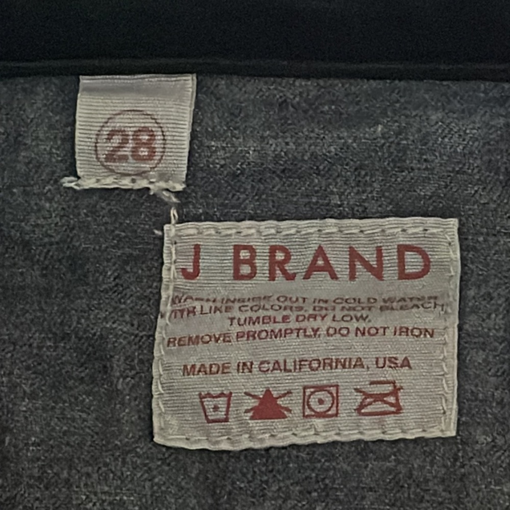 J BRAND JETT JEANS SIZE 28 Style# 3935U388 Black Ankle Cropped - Picture 8 of 14